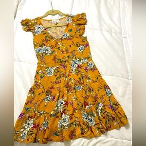 New Blue Dahlia dress